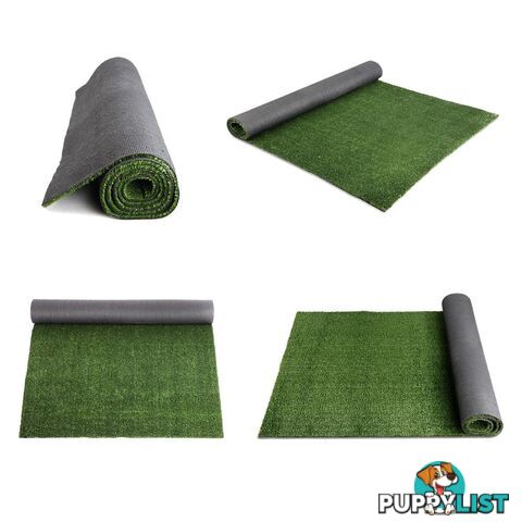 Artificial Grass 20 SQM Polypropylene Lawn Flooring 15mm Olive