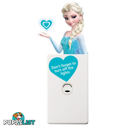 Frozen Elsa Light Switch Wall Sticker - Totally Movable