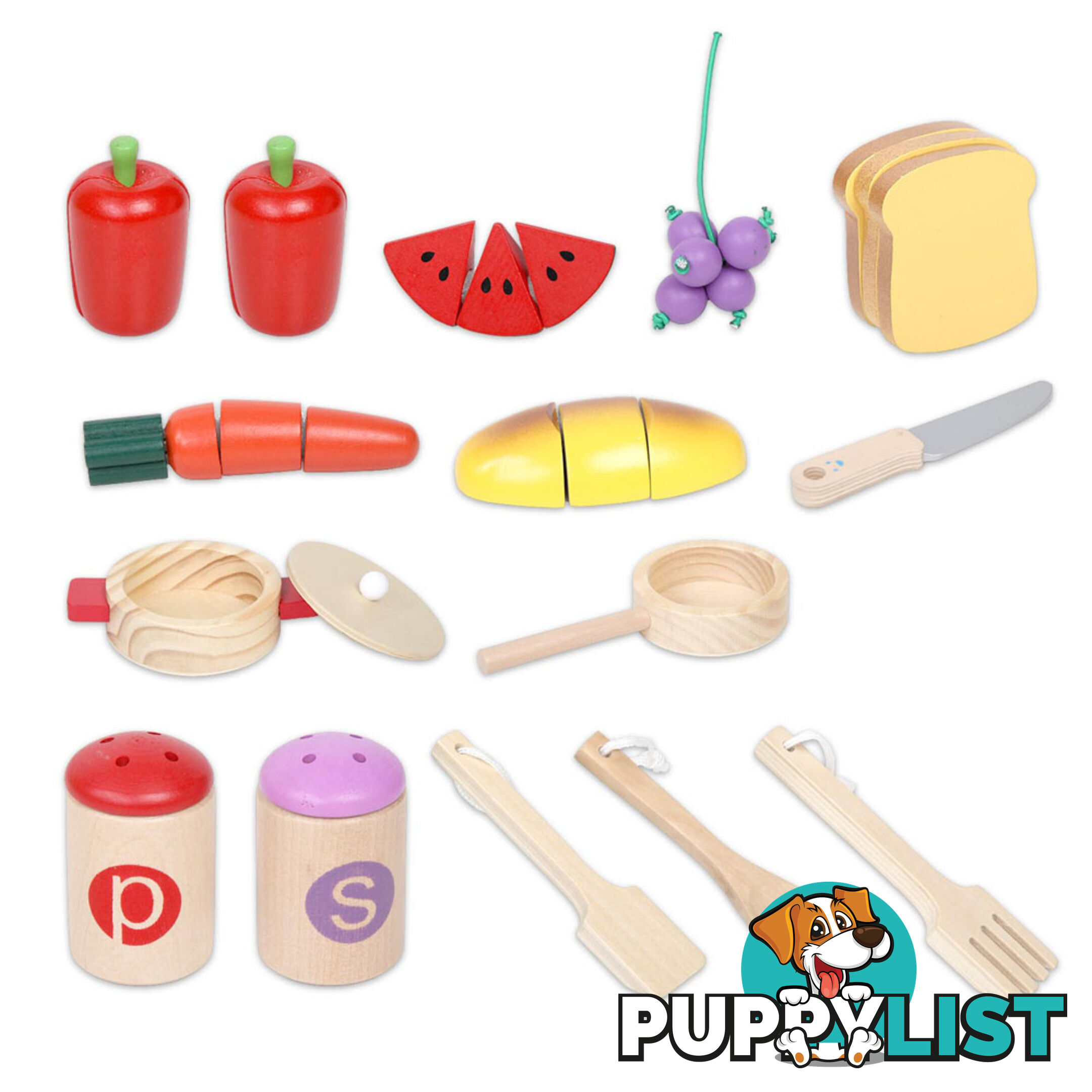 11 piece Wooden Kitchen Set