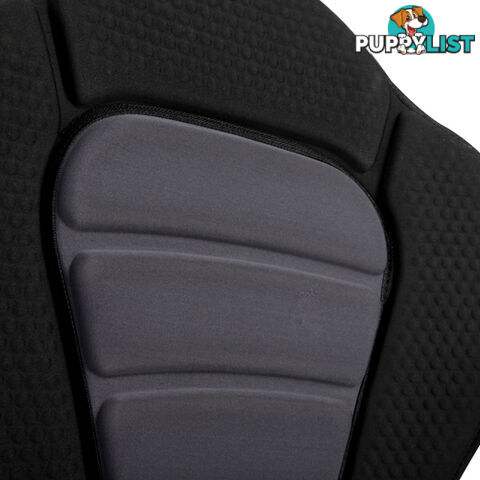 Adjustable Kayak Pedded Seat w/ Bag Grey Black