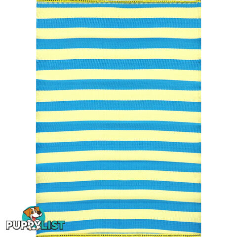 STRIPES Rug Blue & Cream 150x240cm