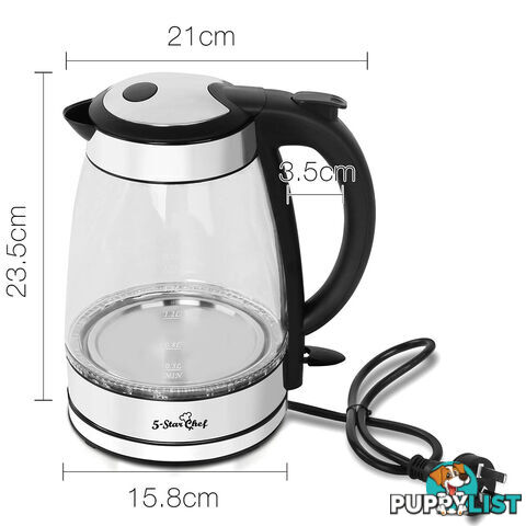 LED Cordless Glass Kettle _ÑÐ 1.7L