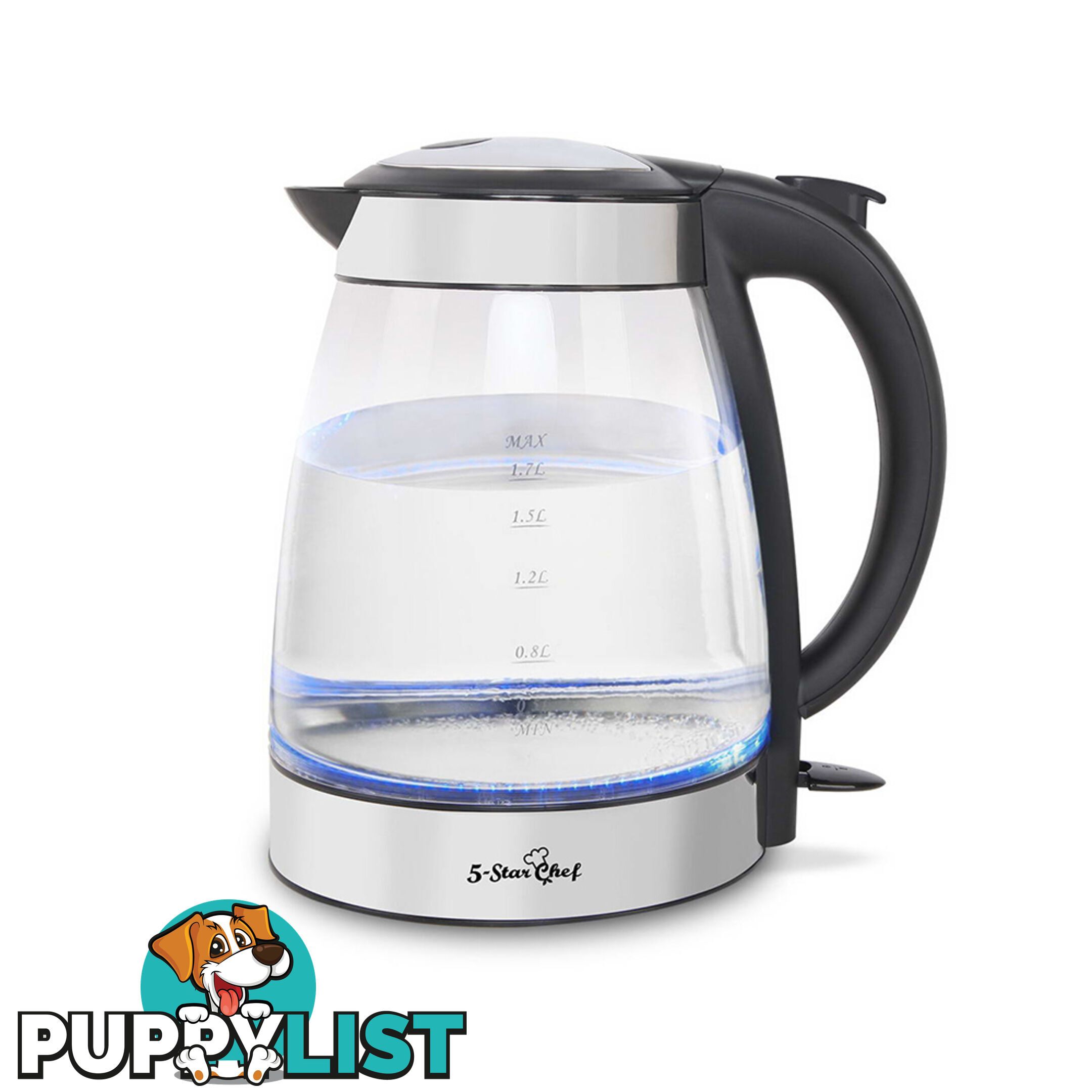 LED Cordless Glass Kettle _ÑÐ 1.7L