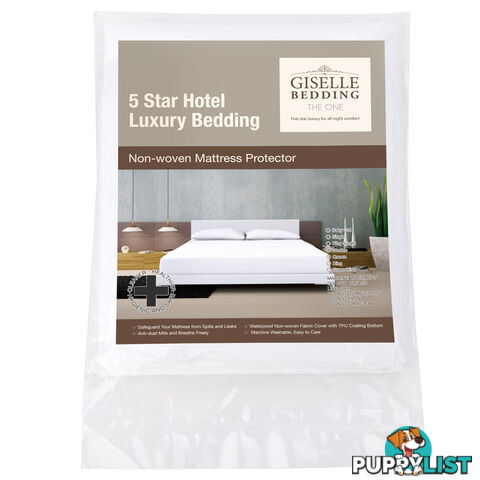 Waterproof Non-Woven Mattress Protector - King