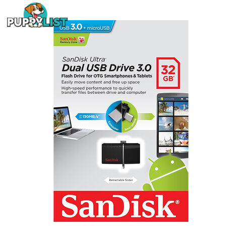 Sandisk SDDD2-032G OTG-32G Ultra Dual USB 3.0 Pen Drive