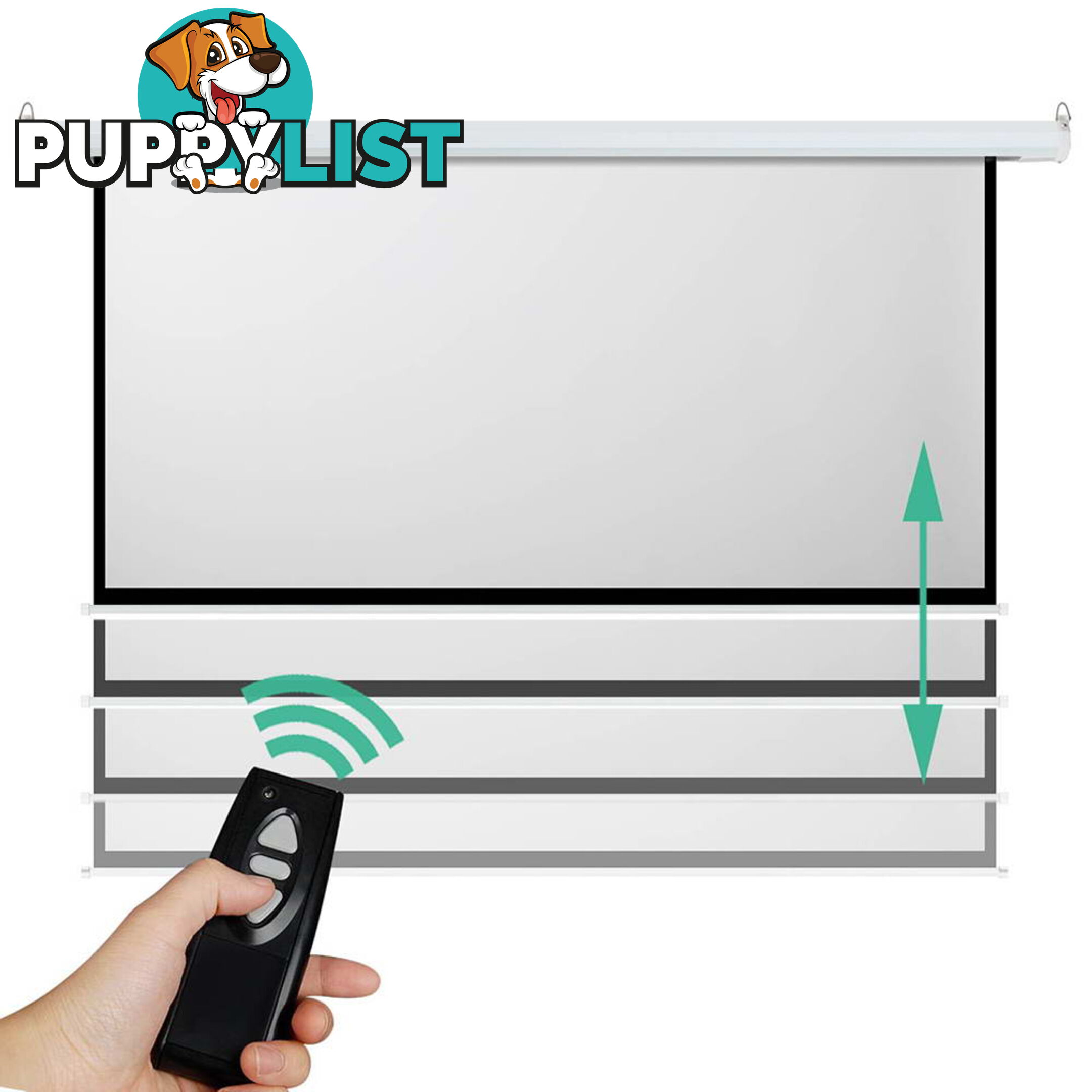 Electric Projector Screen - 266 cm