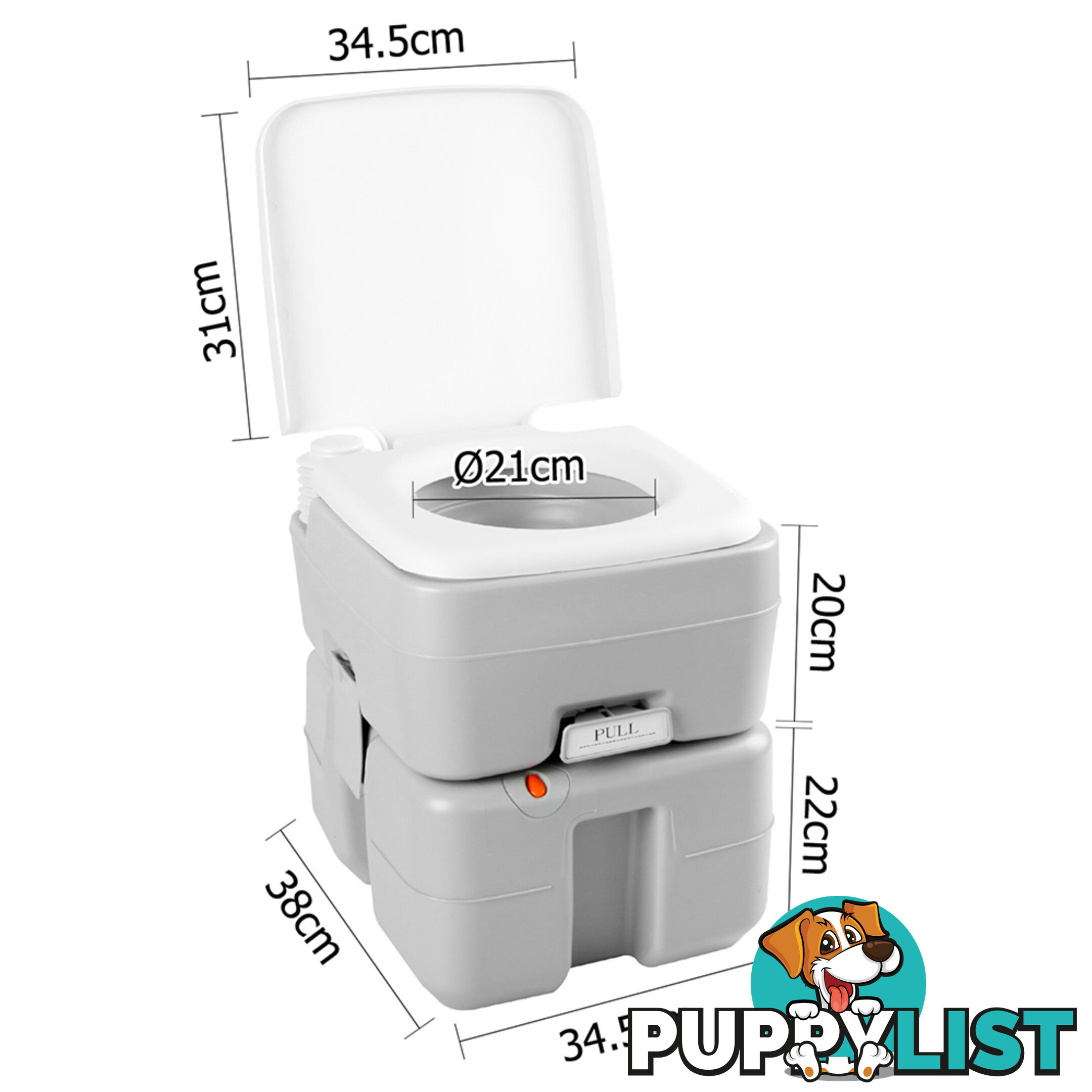 Weisshorn 20L Portable Camping Toilet