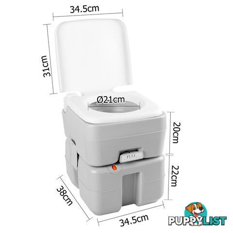 Weisshorn 20L Portable Camping Toilet