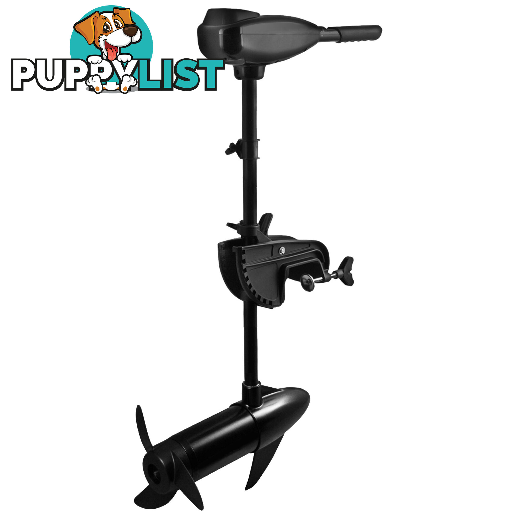 Marine 55LBS Electric Outboard Trolling Motor Black