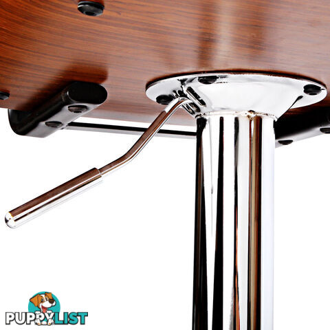 Sleek Wooden Barstool