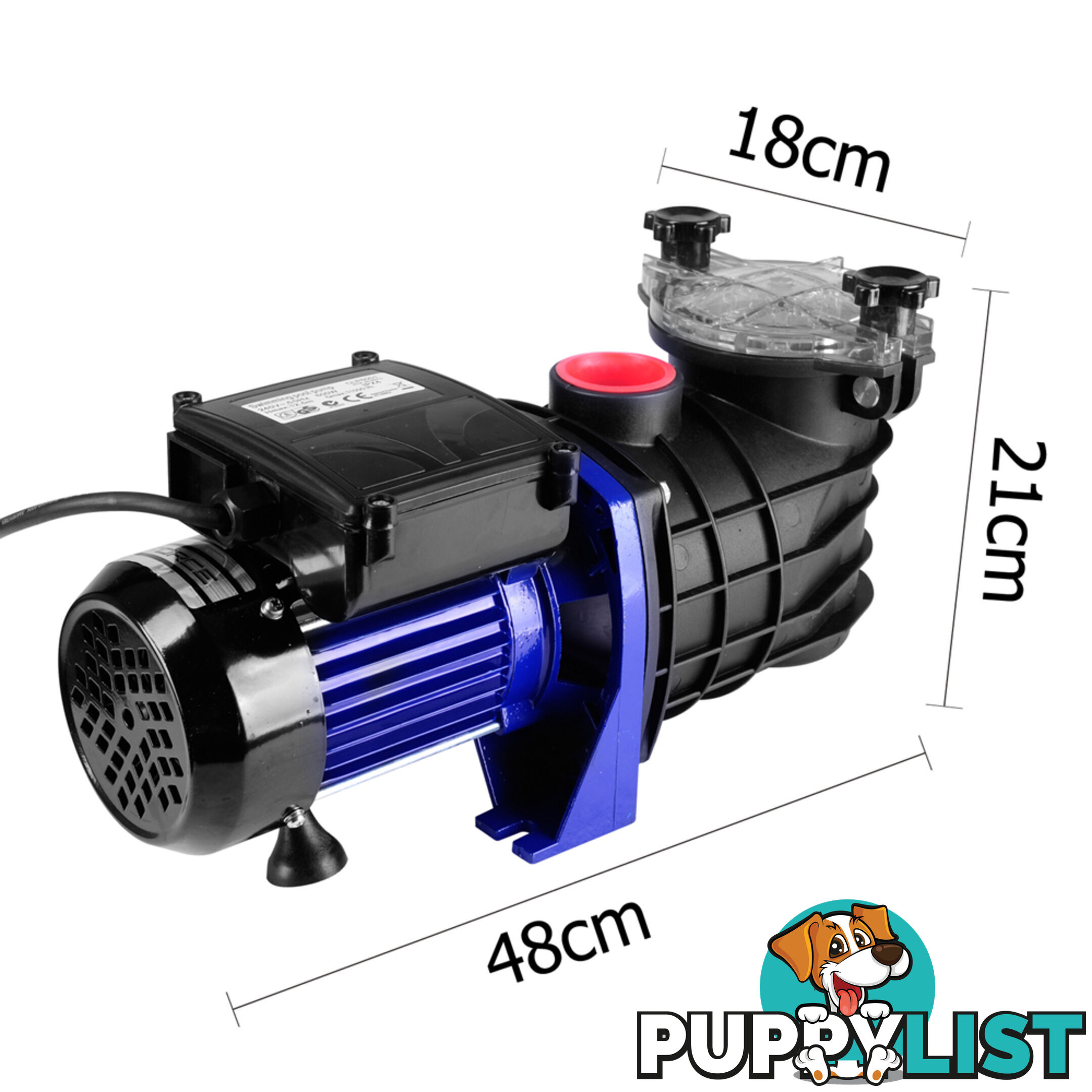 600w Swimming Pool Pump 11000 L per hour