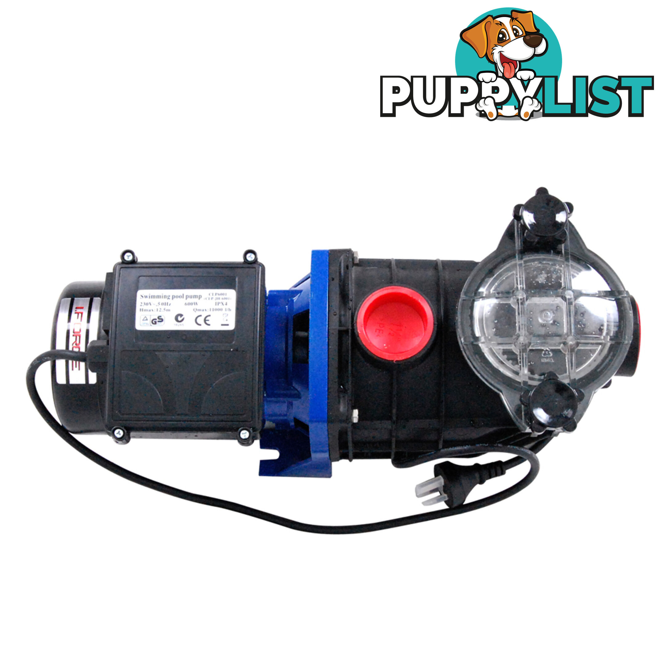 600w Swimming Pool Pump 11000 L per hour