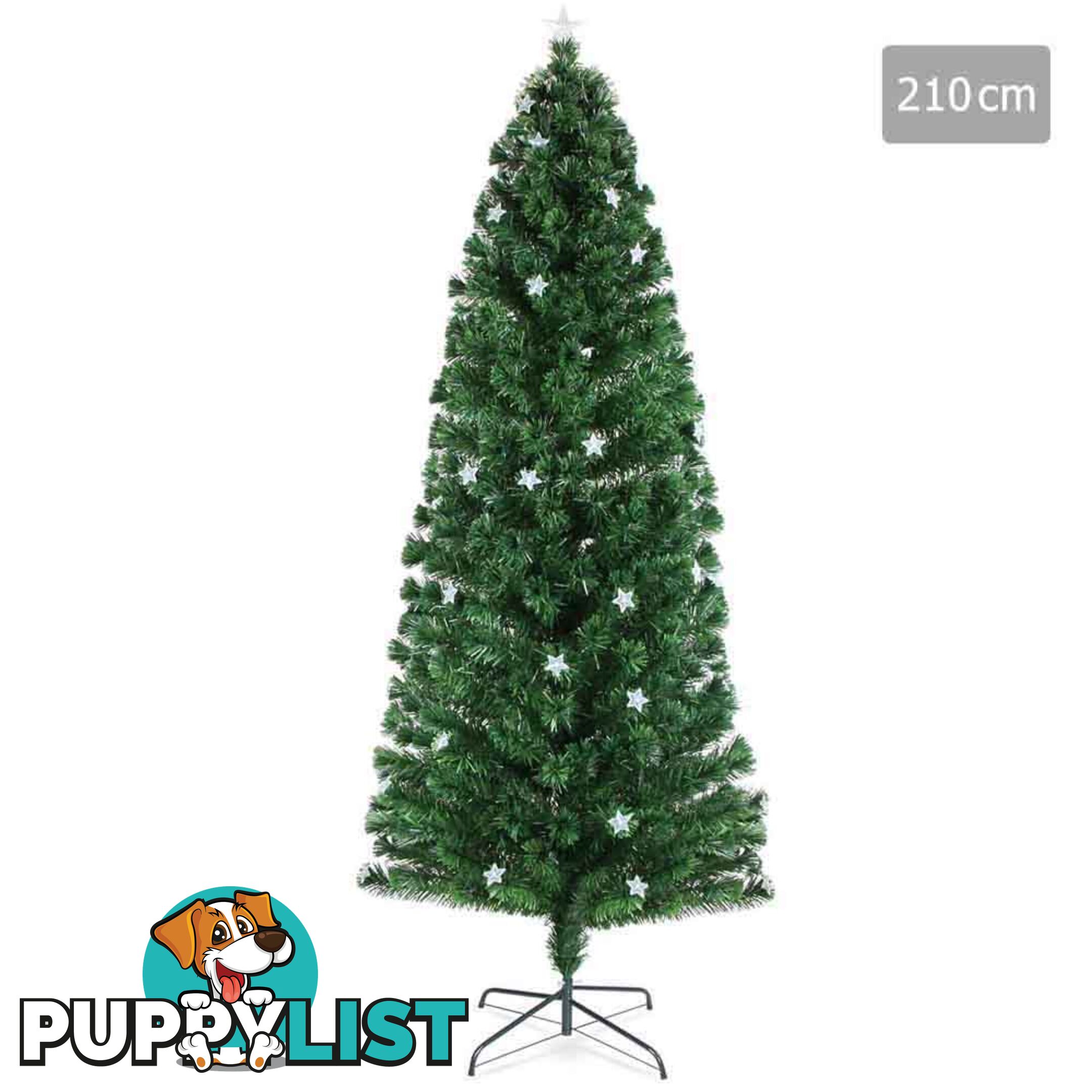 LED Christmas Tree 210CM Green