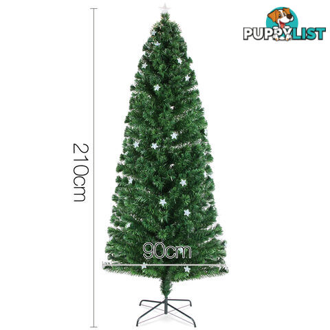 LED Christmas Tree 210CM Green