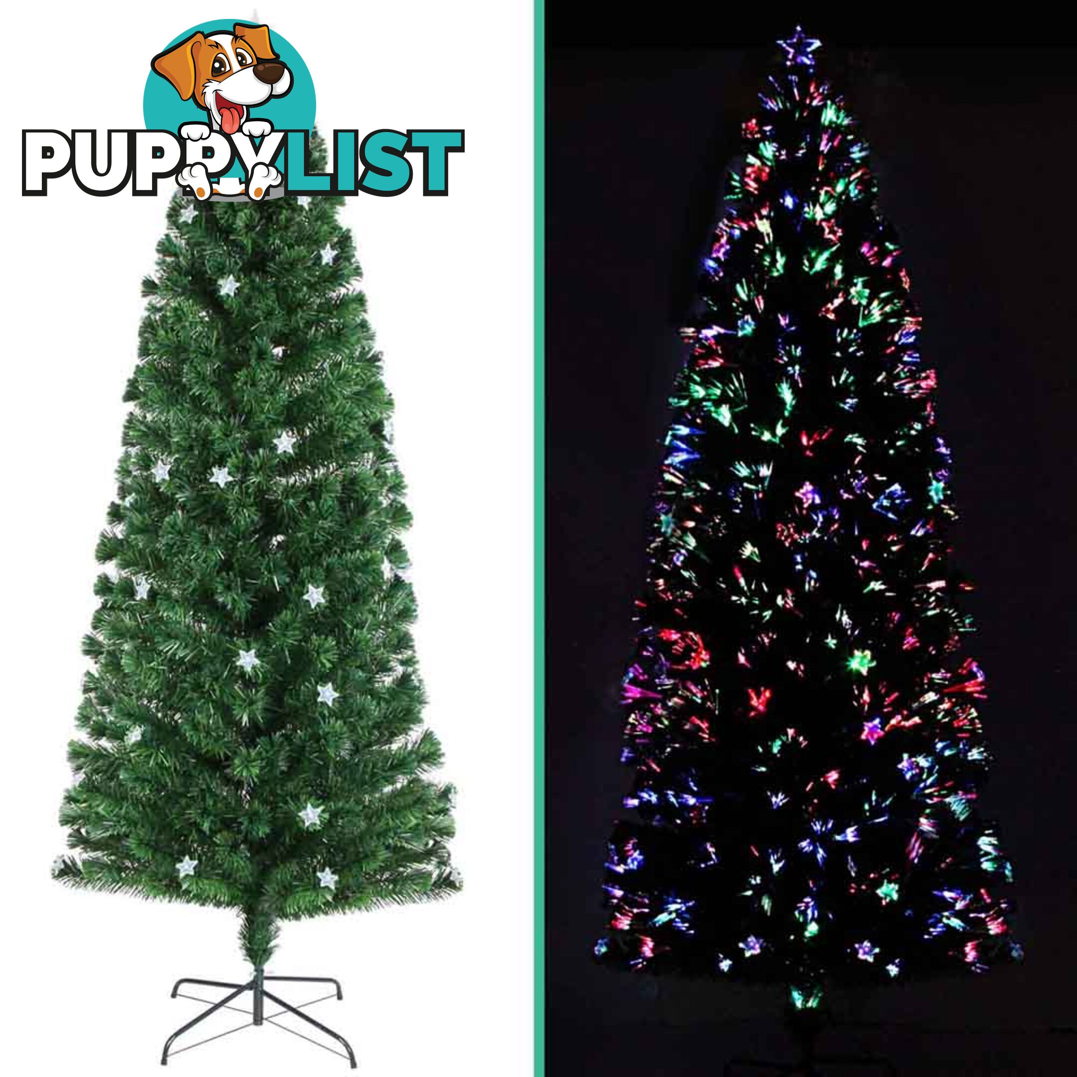 LED Christmas Tree 210CM Green