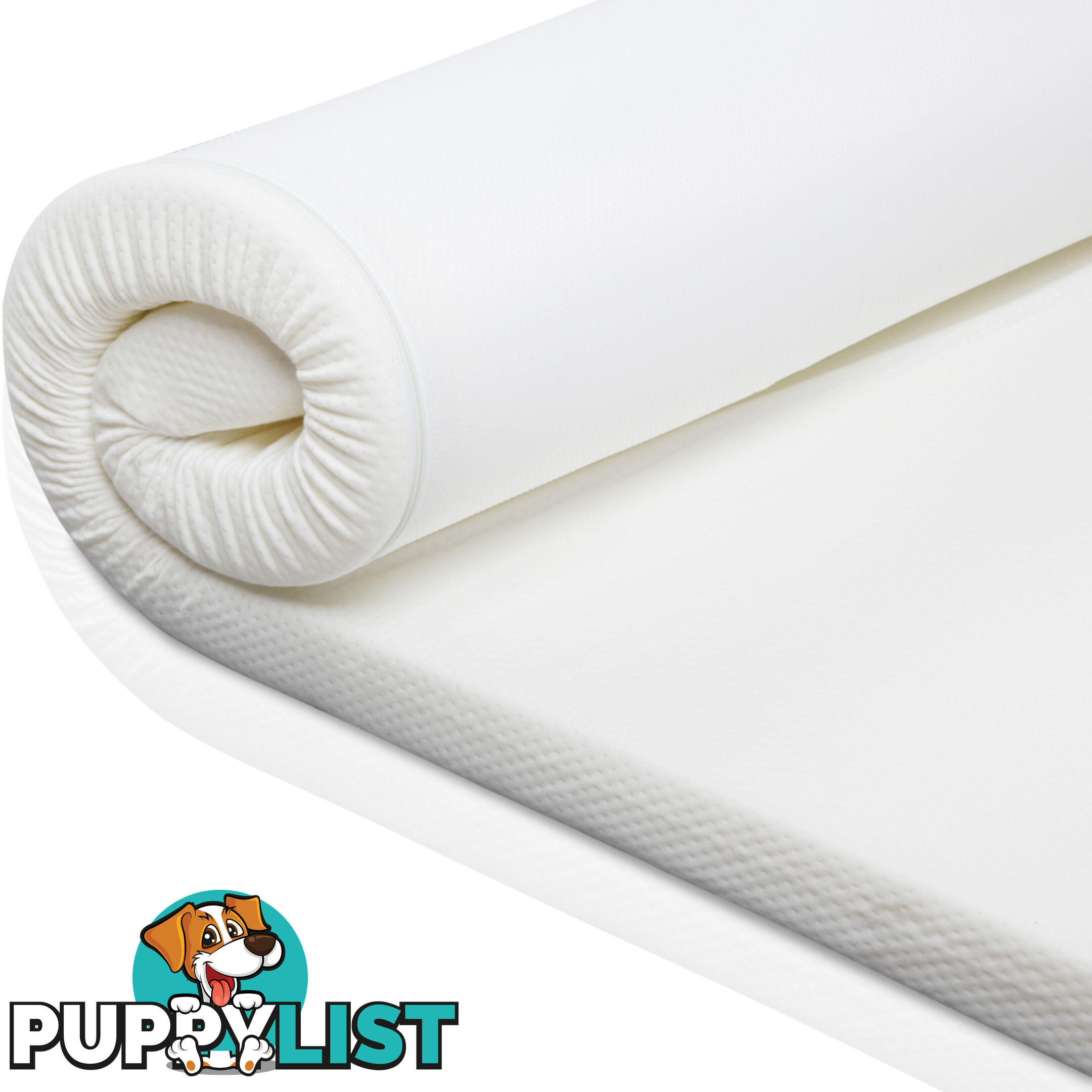 Visco Elastic Memory Foam Mattress Topper 7cm Queen