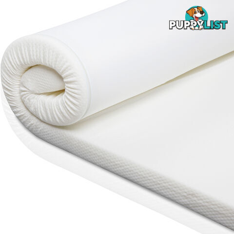 Visco Elastic Memory Foam Mattress Topper 7cm Queen