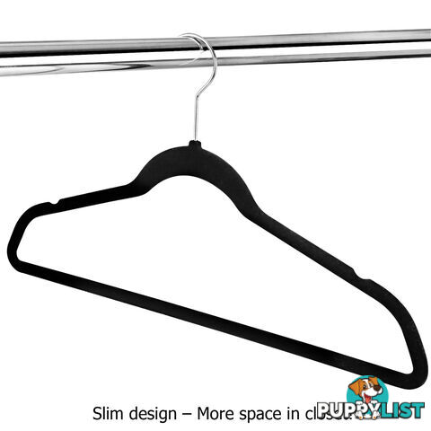 Set of 50 Velvet Coat Hangers