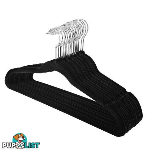 Set of 50 Velvet Coat Hangers