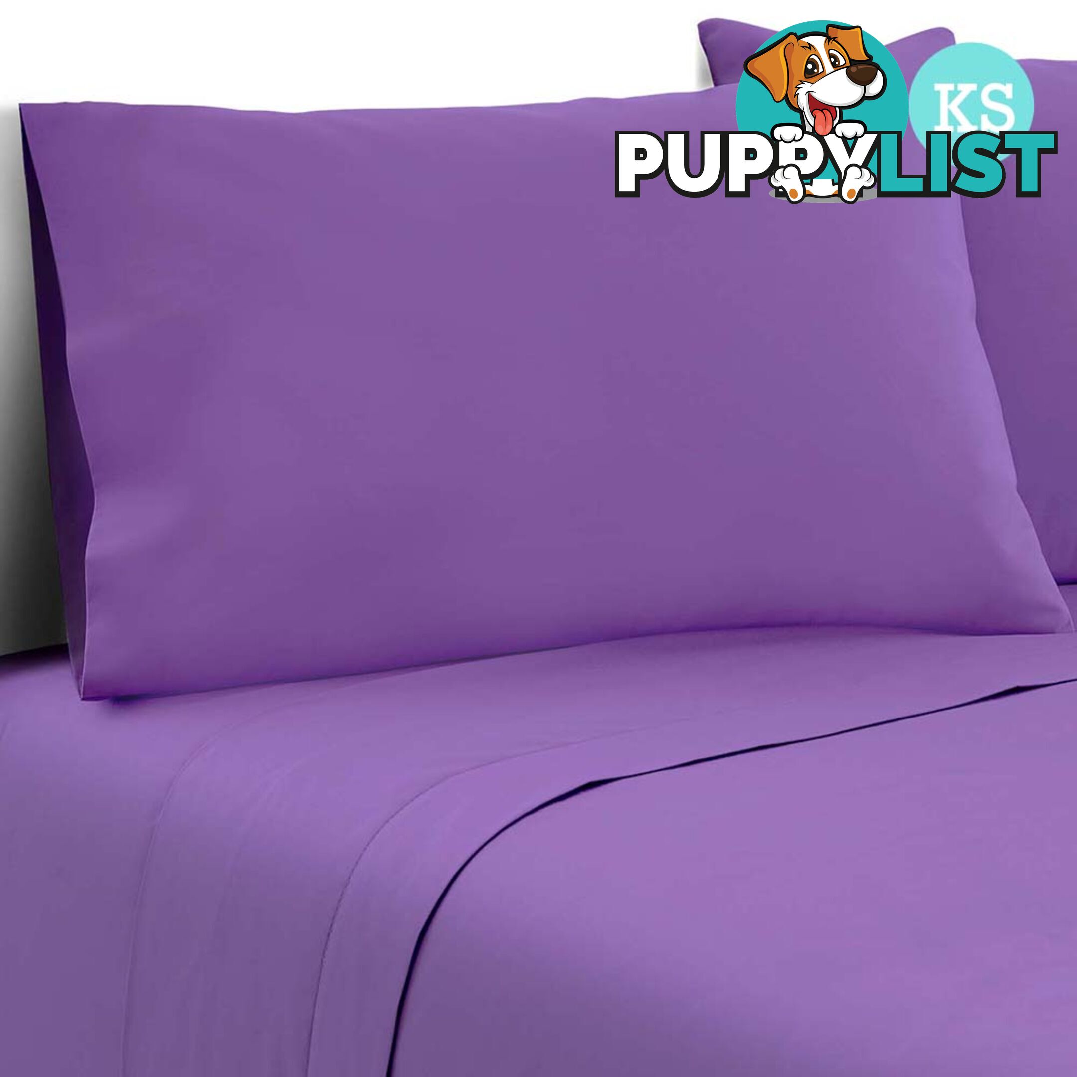 3 Piece Microfibre Sheet Set King Single _ÑÐ Purple