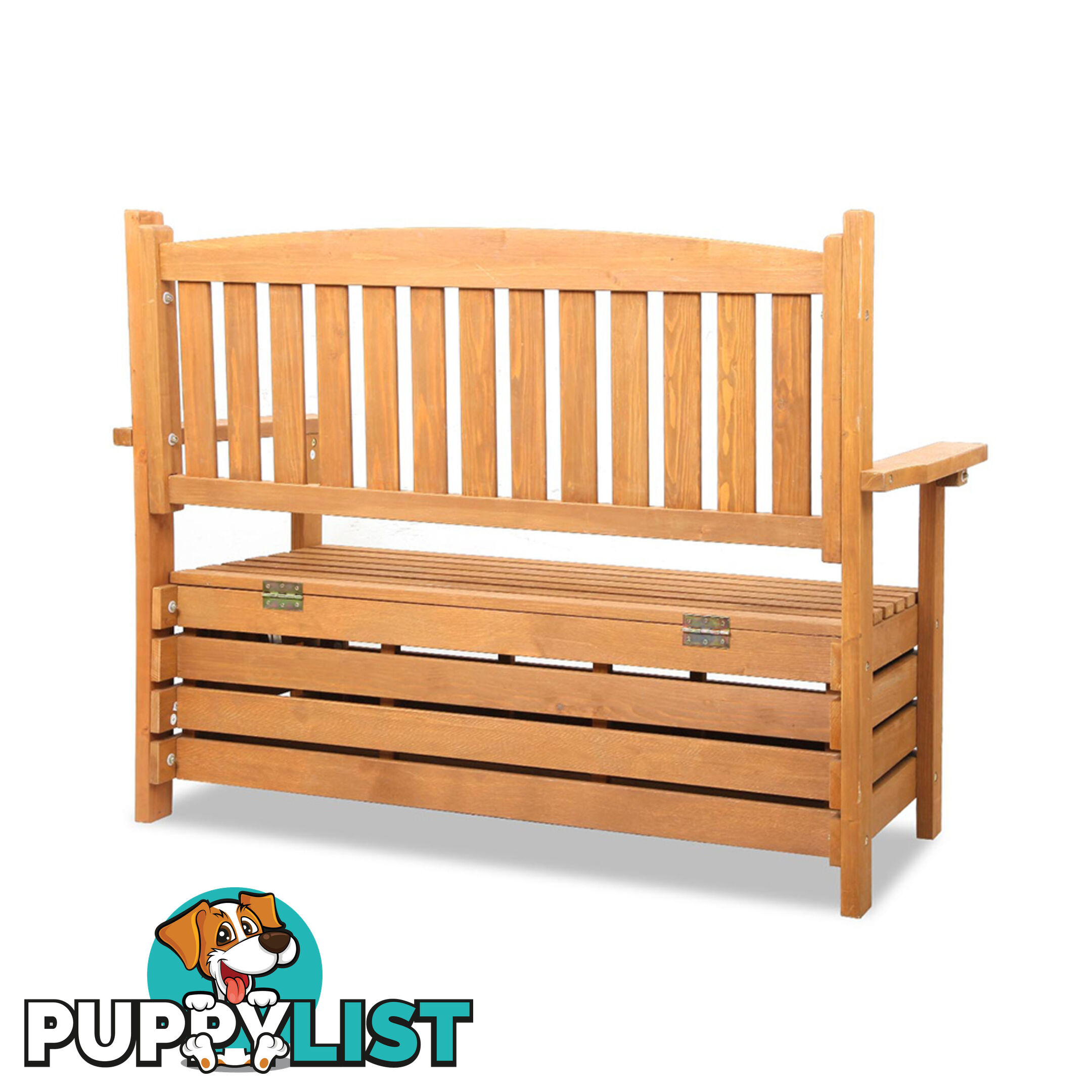 Wooden Outdoor Storage Bench