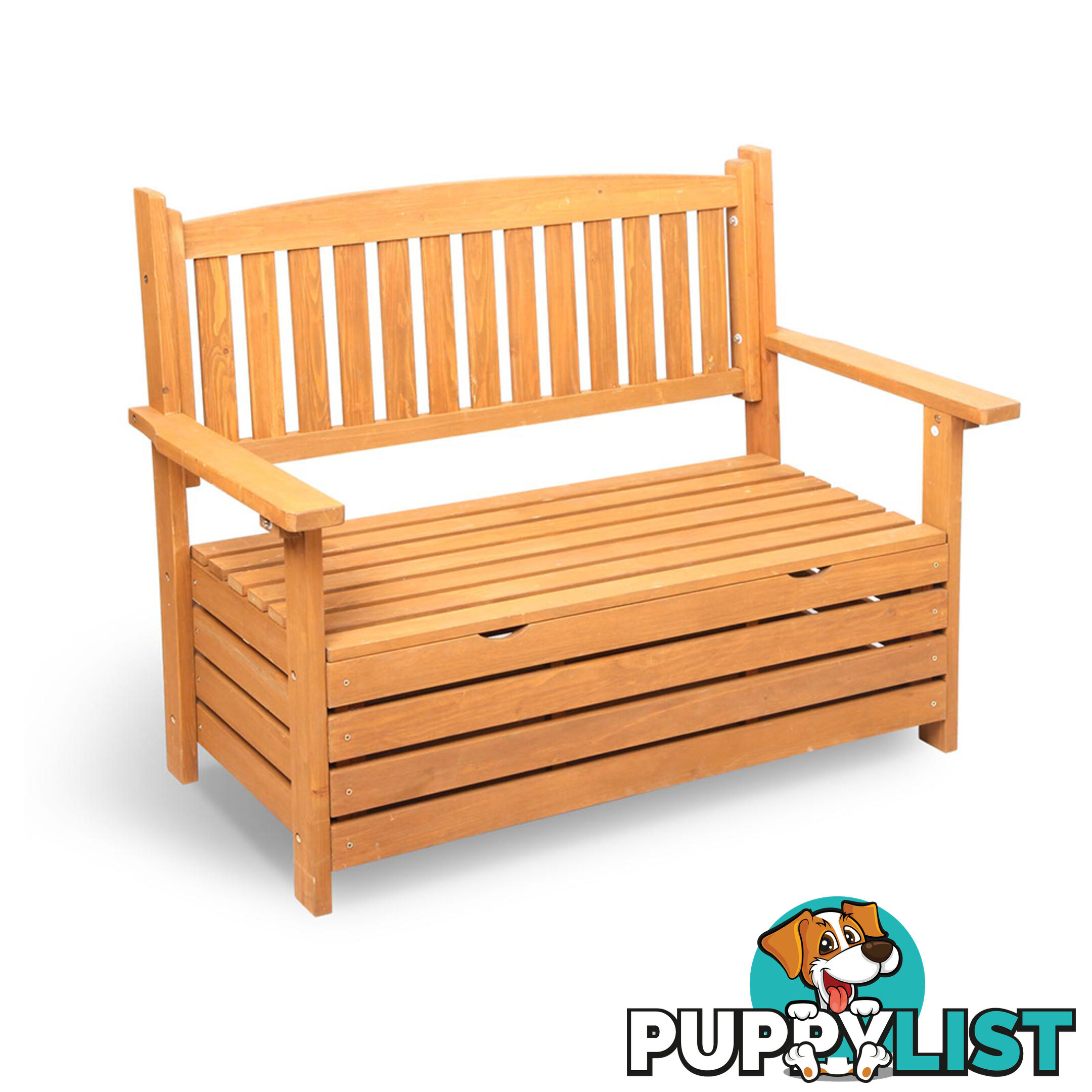 Wooden Outdoor Storage Bench