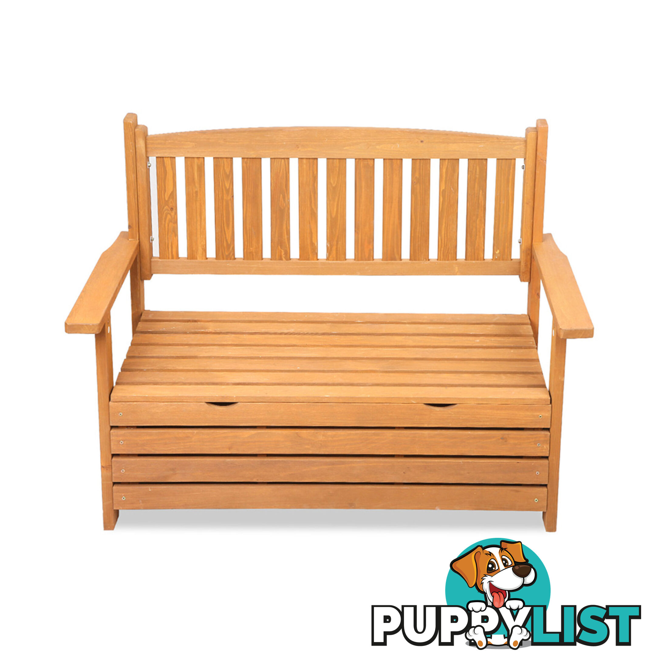 Wooden Outdoor Storage Bench