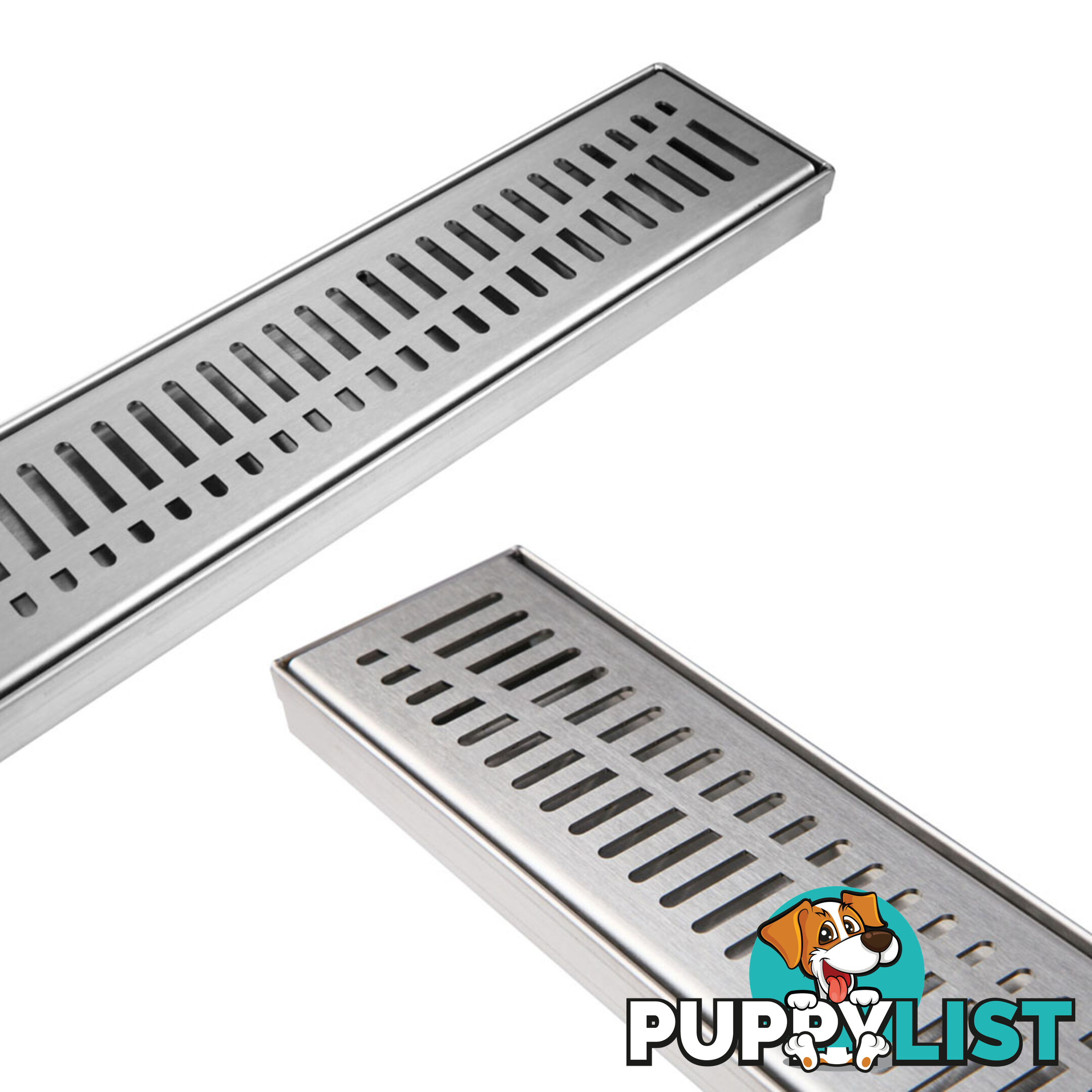 Wave Line Stainless Steel Shower Grate Drain Floor Bathroom 900mm