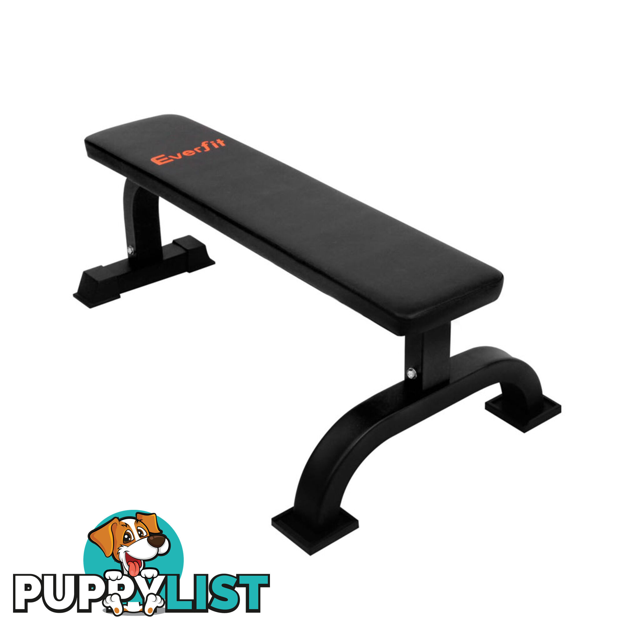 Fitness Flat Weight Bench Black