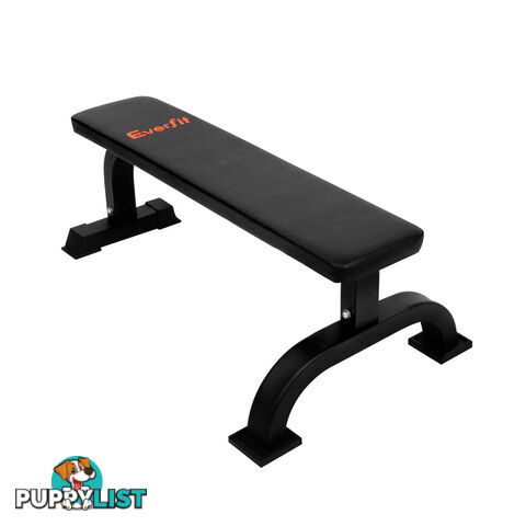 Fitness Flat Weight Bench Black