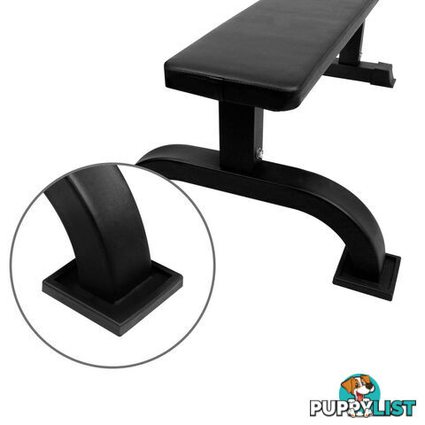 Fitness Flat Weight Bench Black