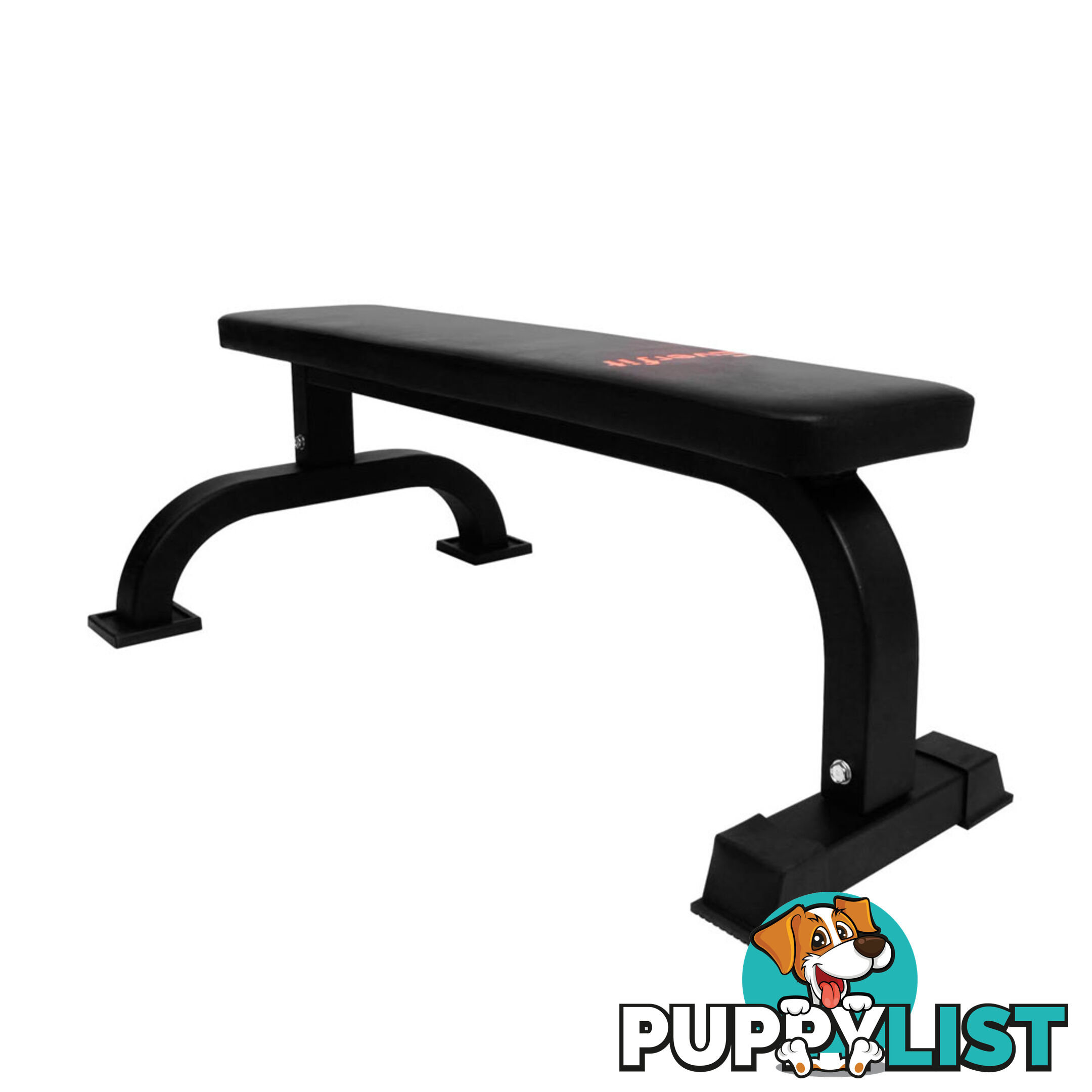 Fitness Flat Weight Bench Black