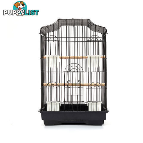 Pet Bird Cage Black Medium - 68CM