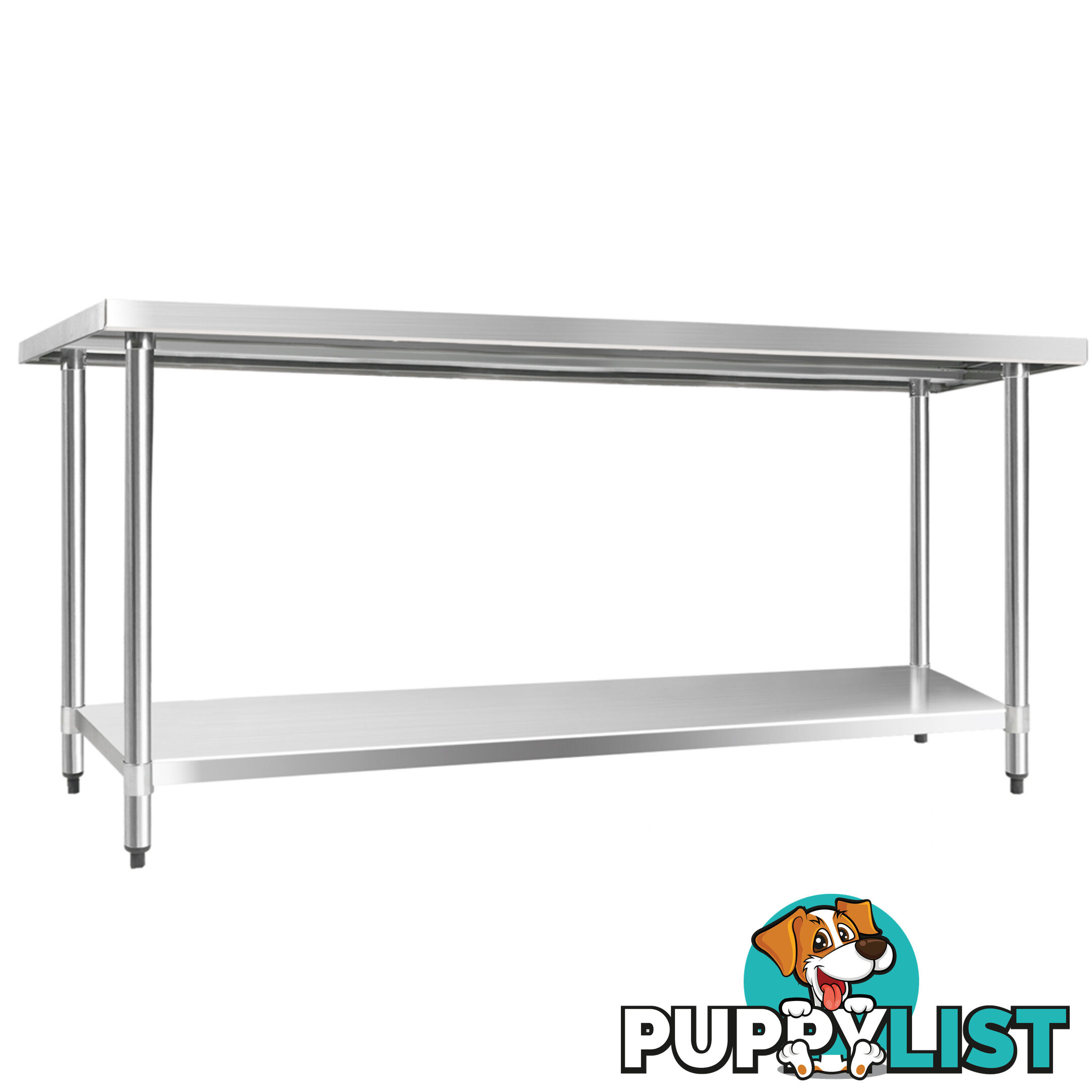 304 Stainless Steel Kitchen Work Bench Table 1829mm