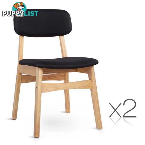 Set of 2 Replica Ari Dining Chairs - Black