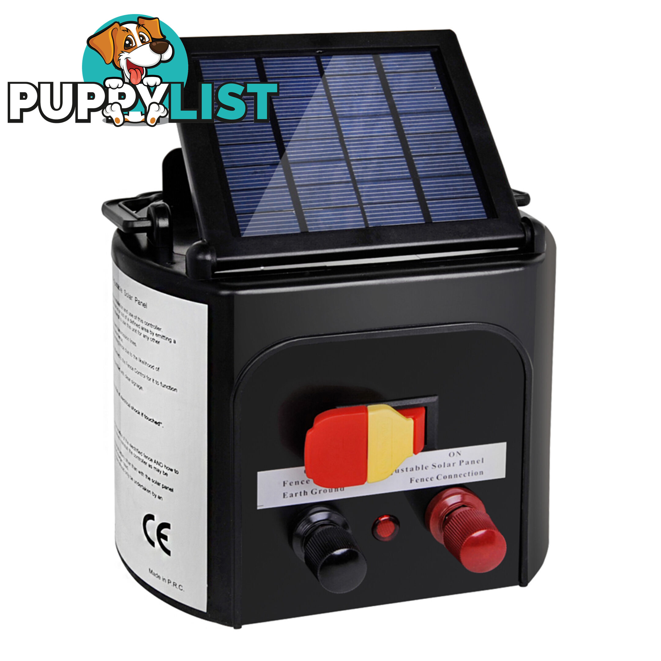 3km Solar Power Electric Fence Energiser Charger