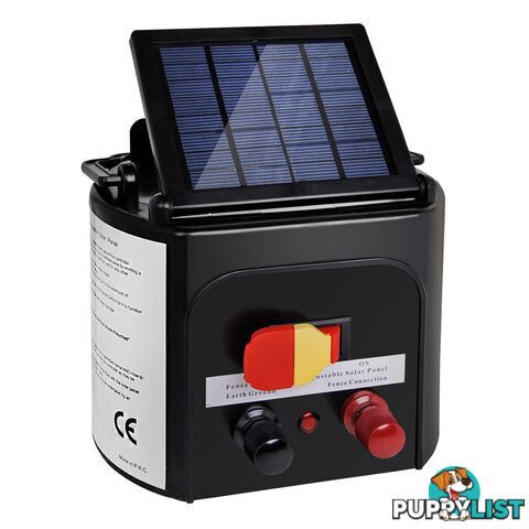 3km Solar Power Electric Fence Energiser Charger