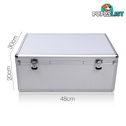 Aluminium CD DVD Bluray Storage Case Box 500 Discs SL