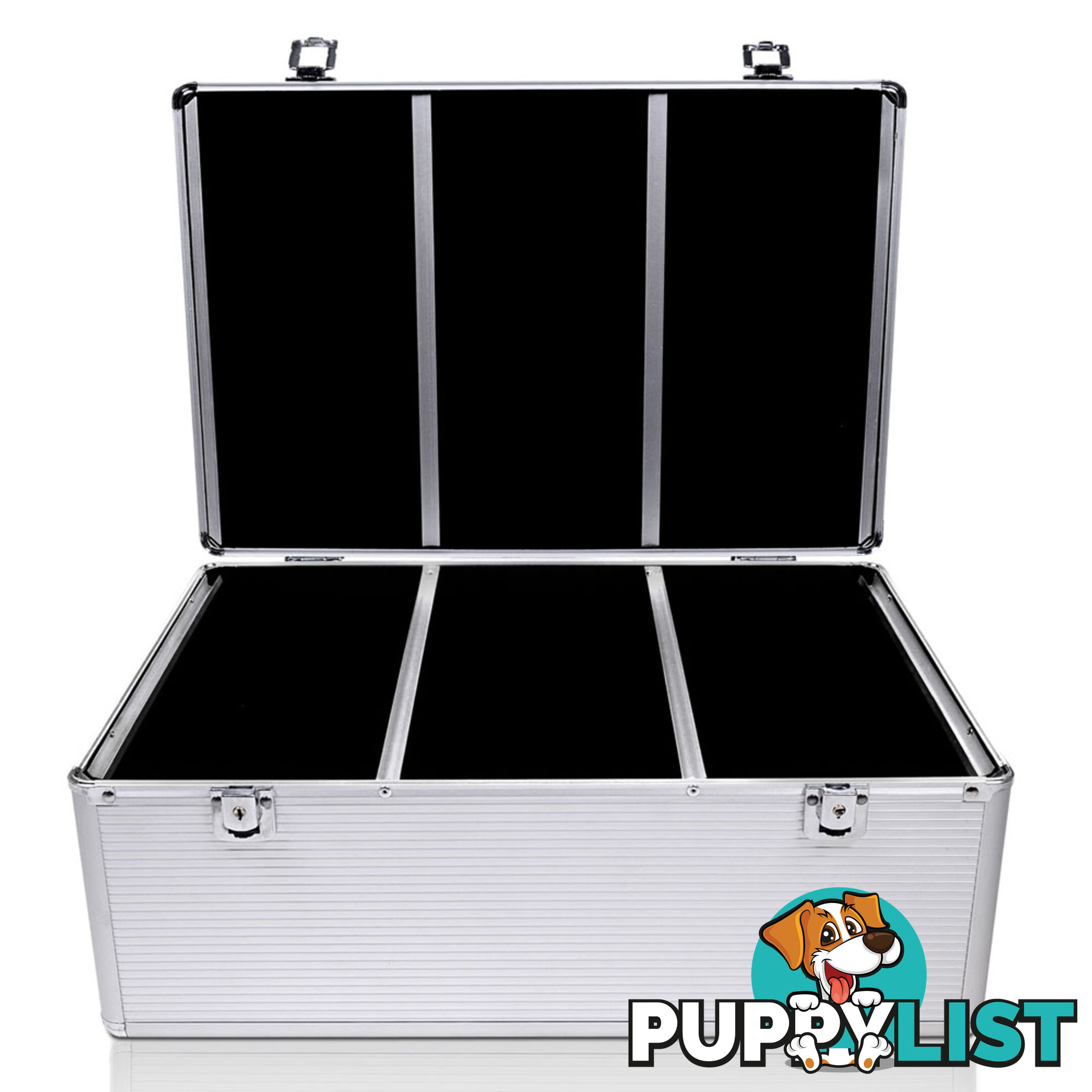 Aluminium CD DVD Bluray Storage Case Box 500 Discs SL