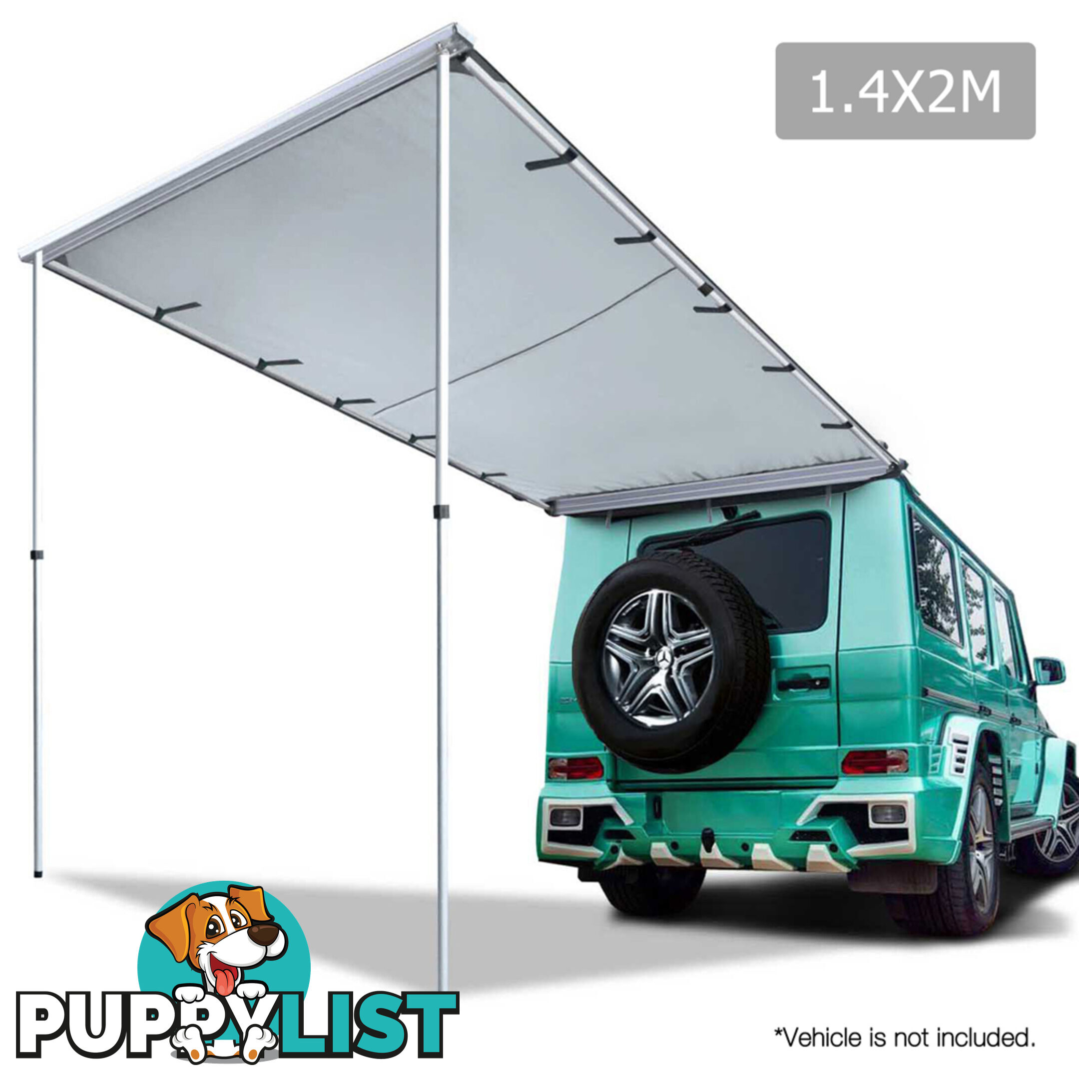 2X1.4M Car Awning  - Grey