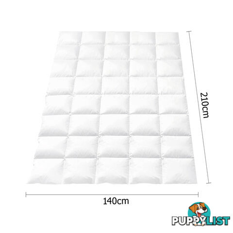 Goose Feather Down Quilt  - Single