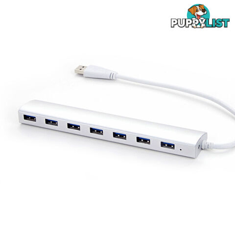 Portable slim 7-Port USB3.0 Hub (No Power)