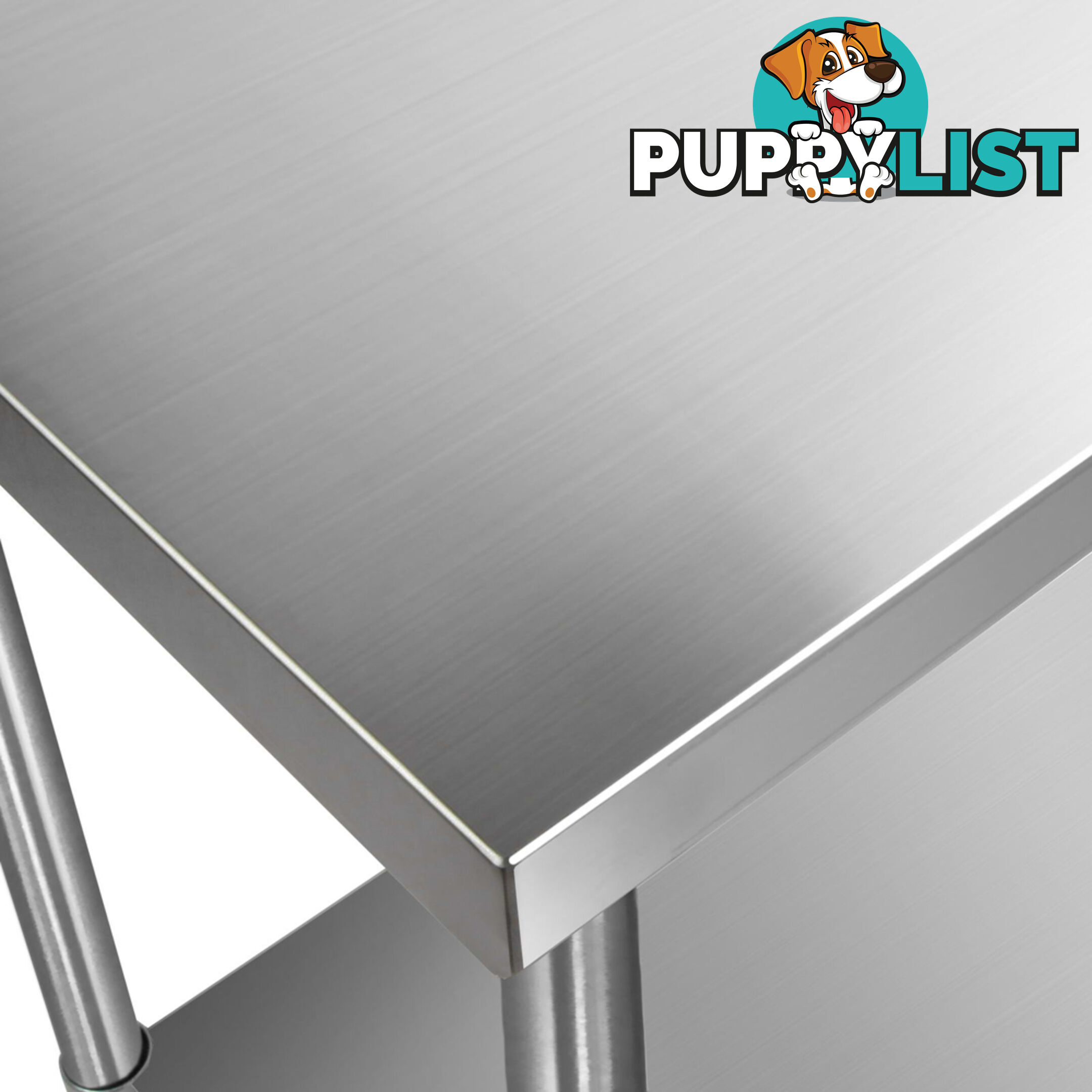 430 Stainless Steel Kitchen Work Bench Table 1829mm