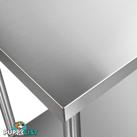 430 Stainless Steel Kitchen Work Bench Table 1829mm