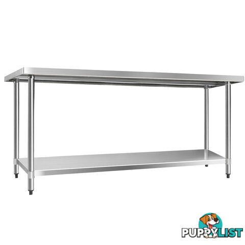 430 Stainless Steel Kitchen Work Bench Table 1829mm