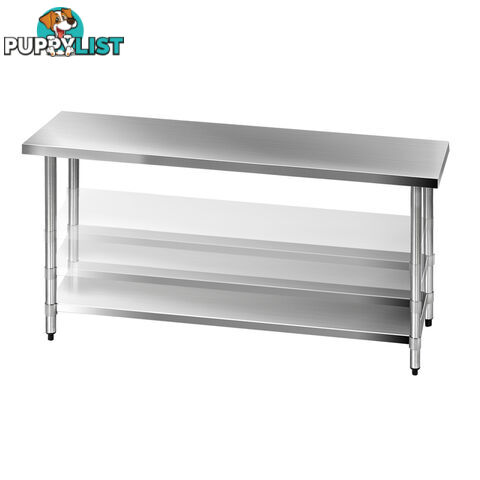 430 Stainless Steel Kitchen Work Bench Table 1829mm