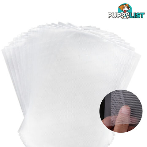 100 Food Sealer Bags: 28 x 40cm