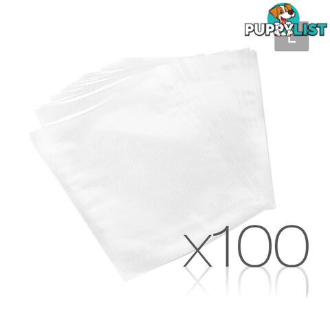 100 Food Sealer Bags: 28 x 40cm