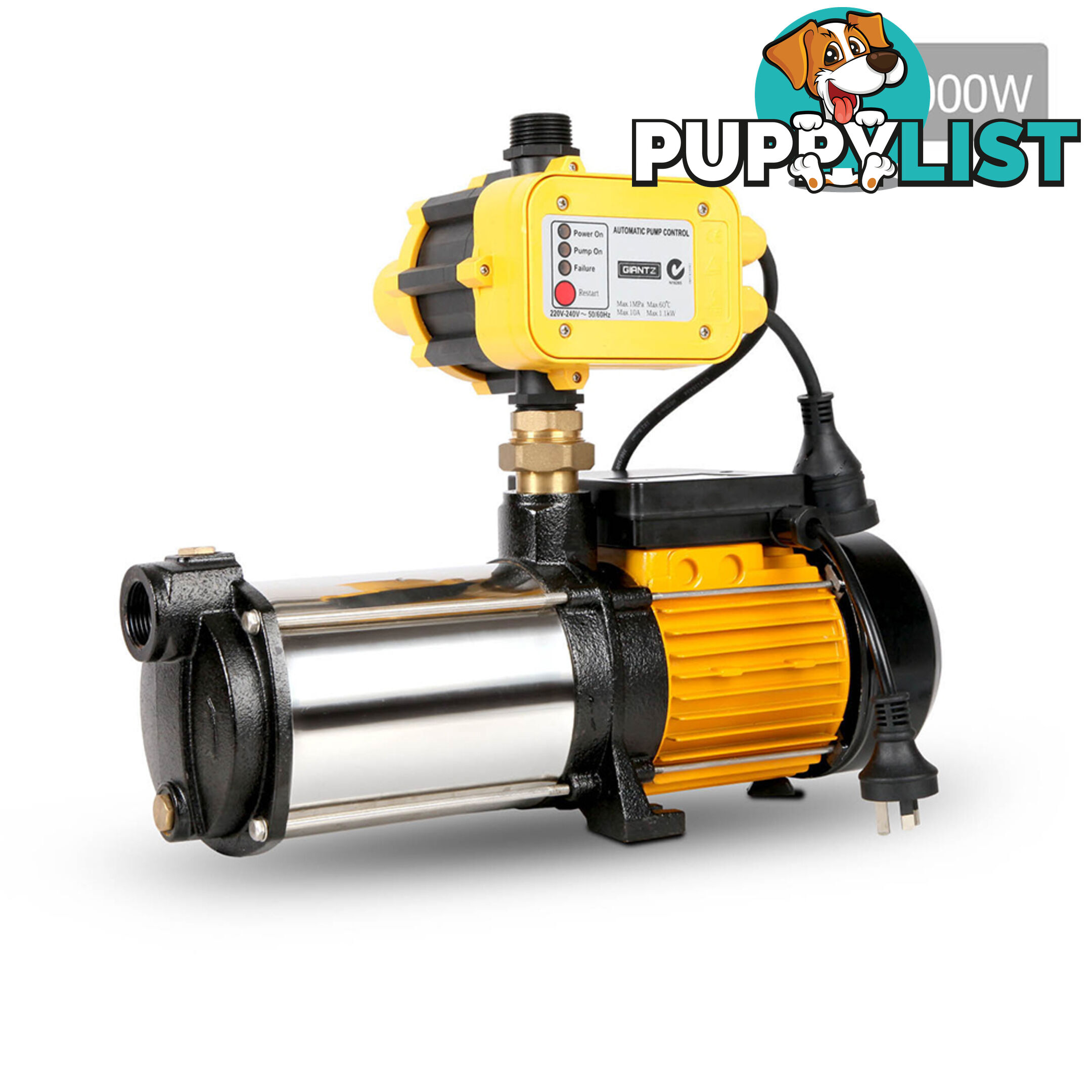 2000W  7200L/H Flow Rate Pressure Pump