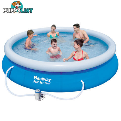 Bestway Inflatable Swimming Pool Set Blue